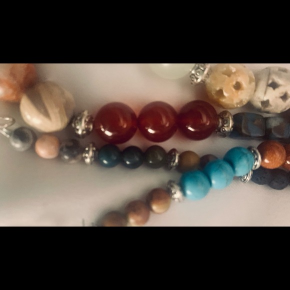 108 Bead MALA Prayer Necklace Gemstone Handmade - Picture 15 of 16